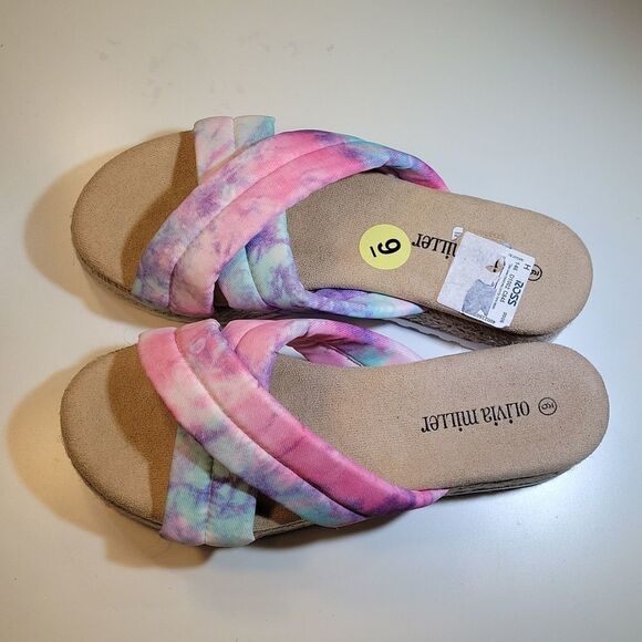 BRAND NEW OLIVIA MILLER RIVER WOMEN"S  PLASFORM  ESPADRILLE SANDAL - Picture 8 of 16